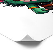 ハッピーリトルトロールチビ(小さくかわいく書いた感じ)イラストレーション ポスター (角)