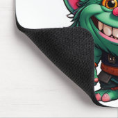 ハッピーリトルトロールチビ(小さくかわいく書いた感じ)イラストレーション マウスパッド (コーナー)