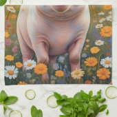 ハッピーリトルピグサニーデイジーフィールド キッチンタオル (折り畳み)