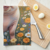 ハッピーリトルピグサニーデイジーフィールド キッチンタオル (四つ折り)