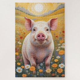 ハッピーリトルピグサニーデイジーフィールド ジグソーパズル