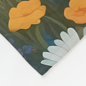 ハッピーリトルピグサニーデイジーフィールド フリースブランケット (角)