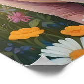 ハッピーリトルピグサニーデイジーフィールド ポスター (角)