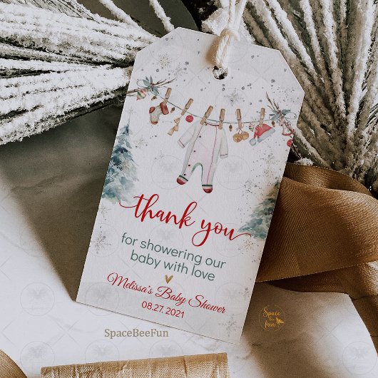 ハッピーリトルベイビーシャワー ギフトタグ