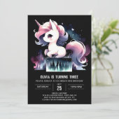 ハッピーリトルホース誕生日 招待状 (スタンド正面)