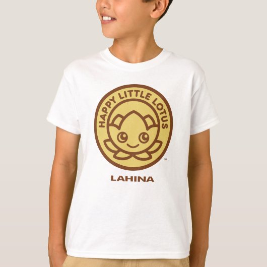 ハッピーリトルロータス、ラヒナ Tシャツ (正面)
