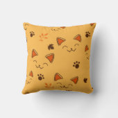 ハッピーリトルヴァンパイア子猫パターン クッション (裏面)