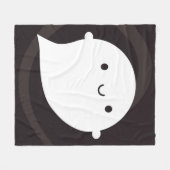 ハッピーリトル幽霊 フリースブランケット (正面(横))