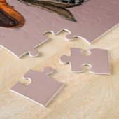 ハッピーリトル格言インバードハウズハット絵画- ジグソーパズル (側面)