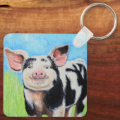 ハッピーリトル絵画グのキーチェーン キーホルダー (裏面)