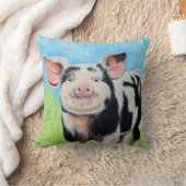 ハッピーリトル絵画グ クッション (ブランケット)