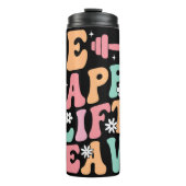 ハッピーリフト重いグラフカラフルィック タンブラー (正面)
