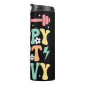 ハッピーリフト重いグラフカラフルィック タンブラー (回転右)