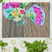 ハッピーリリス キッチンタオル (折り畳み)