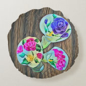 ハッピーリリス ラウンドクッション (裏面)