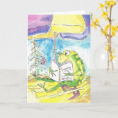 ハッピーリープイヤー カード (黄色い花)