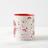 ハッピールナニューイヤーオックスストリー&バレンタイン ツートーンマグカップ (中央)