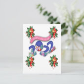 ハッピールナ年賀状 シーズンカード (スタンド正面)