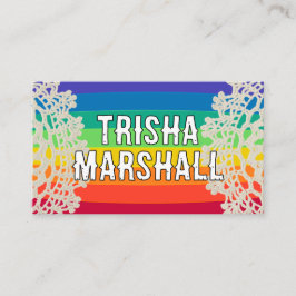 ハッピーレインボークロシェ 名刺