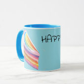 ハッピーレインボーケーキ マグカップ (正面左)