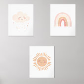 ハッピーレインボーサンクラウドガール子供部屋デコール (正面)