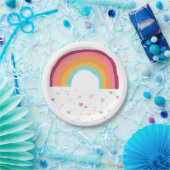 ハッピーレインボー魔法 ペーパープレート (パーティー)