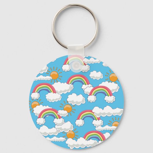 ハッピーレインボー キーホルダー (正面)