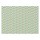 ハッピーレッドアリ氷スケートで滑る漫画 テーブルクロス (正面(横))