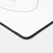 ハッピーレッドアリ氷スケートで滑る漫画 デスクマット (コーナー)