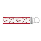 ハッピーレッドアリ氷スケートで滑る漫画 リストバンドキーホルダー (鍵右)