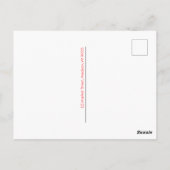 ハッピーレッドイースターバニー ポストカード (裏面)