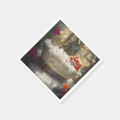 ハッピーレッドキャットインラグジュアリーバス – 子供の誕生日パーティー スタンダードカクテルナプキン (角)