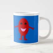 ハッピーレッドグレープマグ ジャンボコーヒーマグカップ (右)