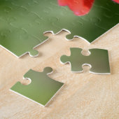 ハッピーレッドフラワー ジグソーパズル (側面)