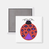 ハッピーレディバグ磁石 マグネット (正面/裏面)