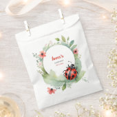 ハッピーレディバグ誕生日 フェイバーバッグ (クリップ留めされた状態)