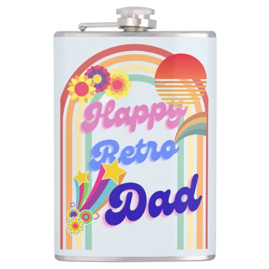 ハッピーレトロパパ フラスク (正面)