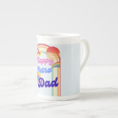 ハッピーレトロパパ ボーンチャイナマグカップ (正面右)