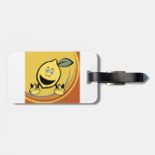 ハッピーレモン顔 ラゲッジタグ (裏面横)