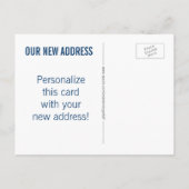 「ハッピーレーン」の住所はがきの変更 案内ポストカード (裏面)