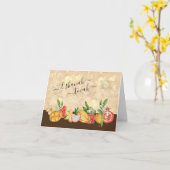 ハッピーロシュハサナユダヤ年始の休日 カード (黄色い花)