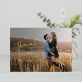 ハッピーロシュハサナ2022金ゴールド 箔シーズンカード (立ち正面)