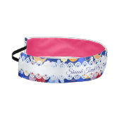 ハッピーロシュハシャナユダヤ正月の花柄 アスレチックヘッドバンド (左)