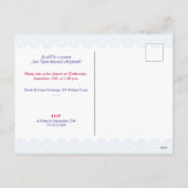 ハッピーロシュハシャナユダヤ正月の花柄 シーズンポストカード (裏面)