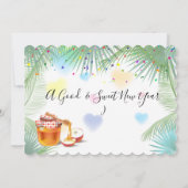 ハッピーロシュハシャナ ユダヤの新年 ハニー＆アップル サンキューカード (裏面)