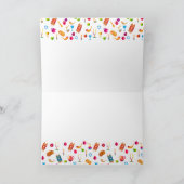 ハッピーロシュ・ハサナユダヤ人新年の挨拶 カード (内部)