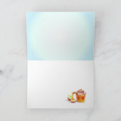 ハッピーロシュ・ハサナユダヤ人新年の挨拶 カード (内部)