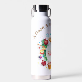 ハッピーロシュ・ハサナユダヤ新年蜂蜜&アップル ウォーターボトル