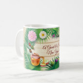 ハッピーロシュ・ハサナユダヤ新年蜂蜜&アップル コーヒーマグカップ (正面左)