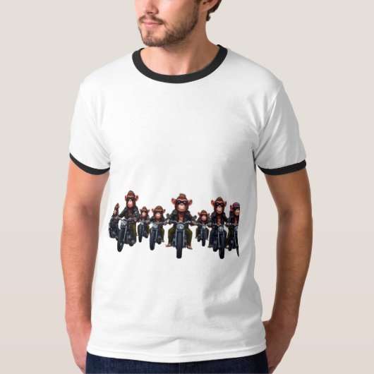 ハッピーロックンチンドラマー Tシャツ (正面)